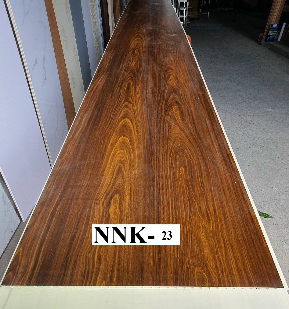 Tấm nhựa ốp tường, ốp trần NANO giả gỗ giá rẻ tại Thủ Dầu Một Bình Dương NNK-23