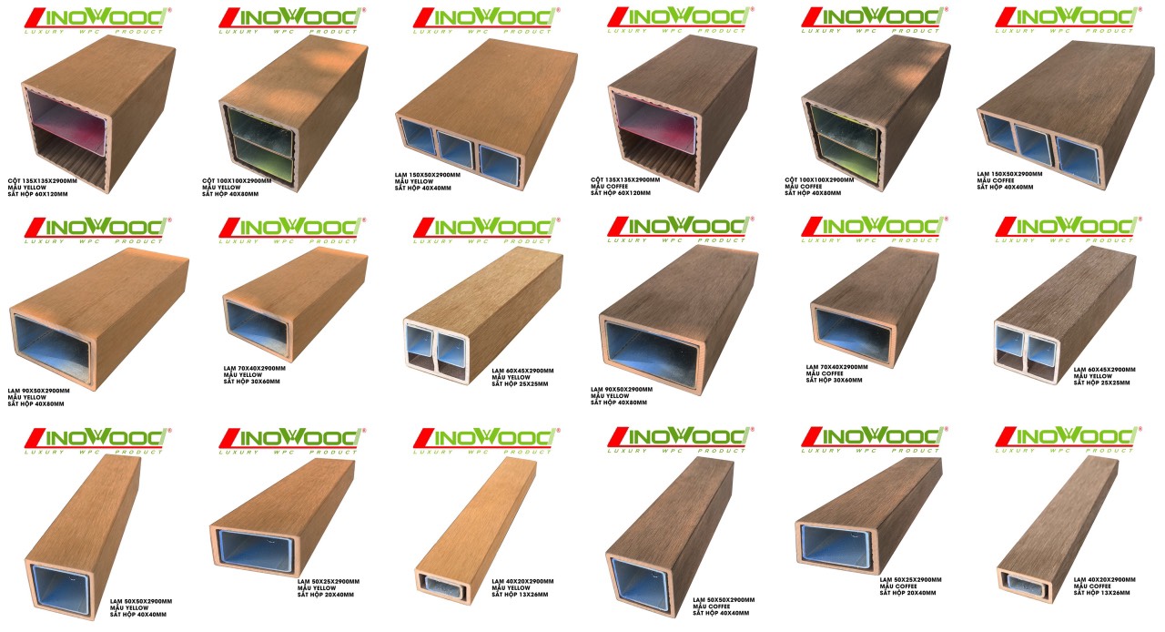 Thanh lam trụ ngoài trời linowood - sàn ngoài trời bình dương