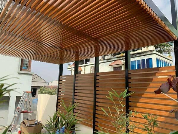 Thanh lam gỗ nhựa ngoài trời Bình Dương