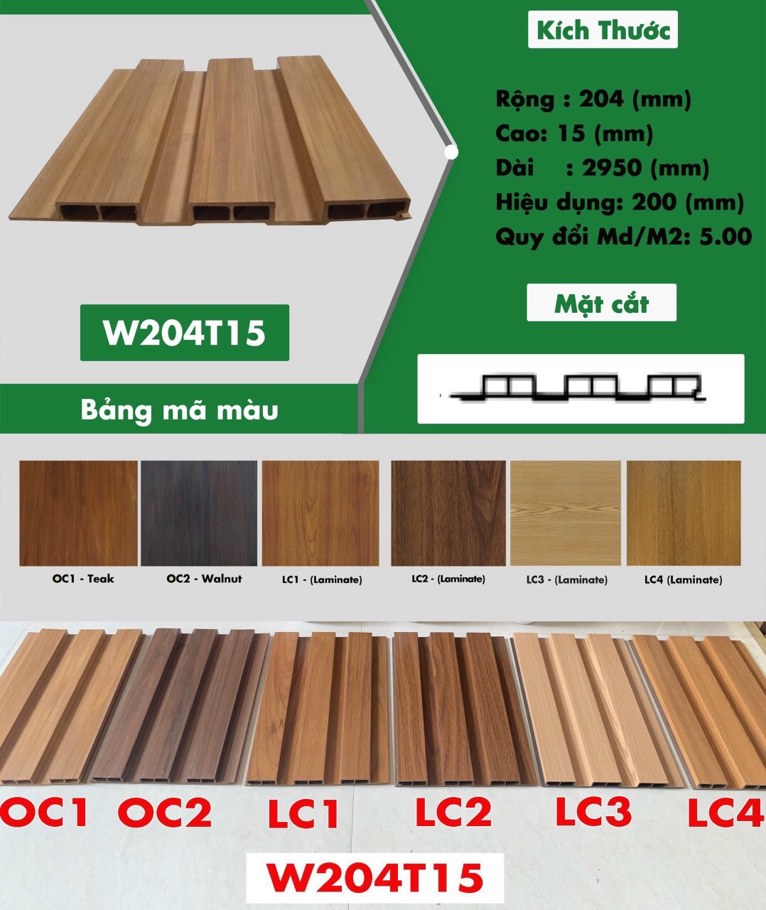 Kho Thanh lam sóng nhựa TGI tại Bình Dương