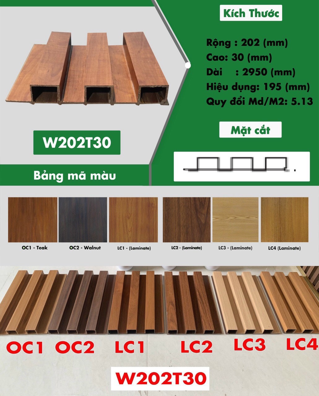 Kho Thanh lam sóng nhựa TGI tại Bình Dương