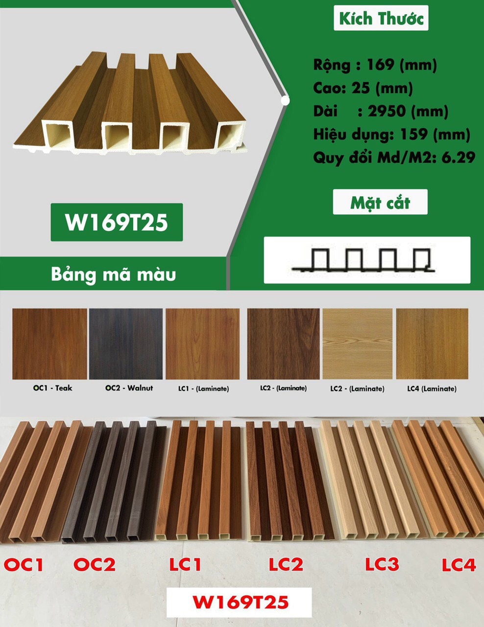 Kho Thanh lam sóng nhựa TGI tại Bình Dương