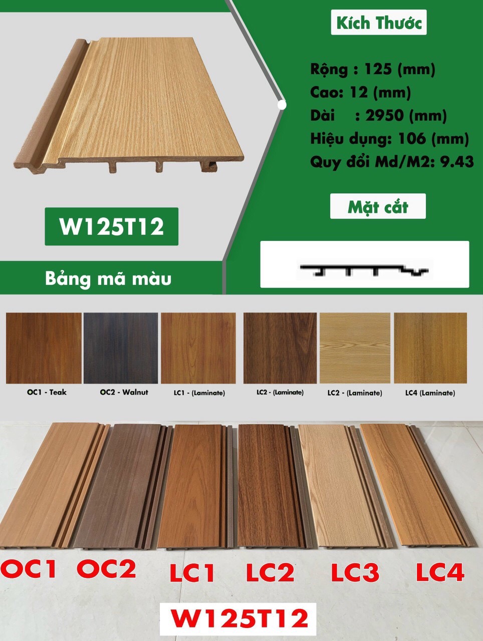 Kho Thanh lam sóng nhựa TGI tại Bình Dương