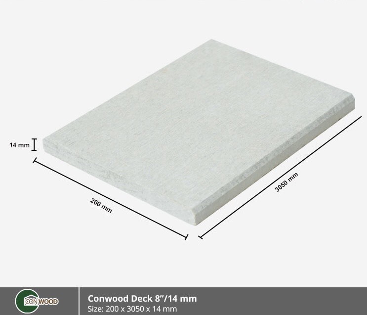 Cemboard vân gỗ ốp tường trần ngoài trời