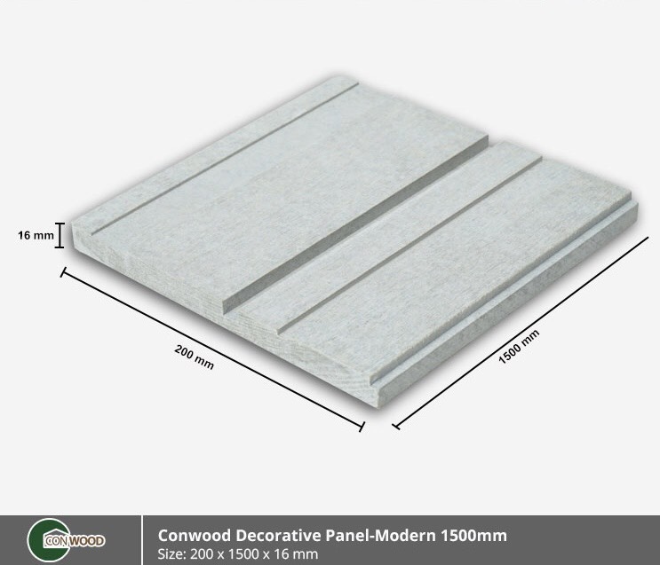 Cemboard vân gỗ ốp tường trần ngoài trời