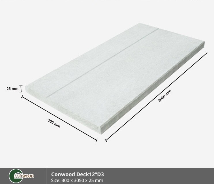 Cemboard vân gỗ ốp tường trần ngoài trời