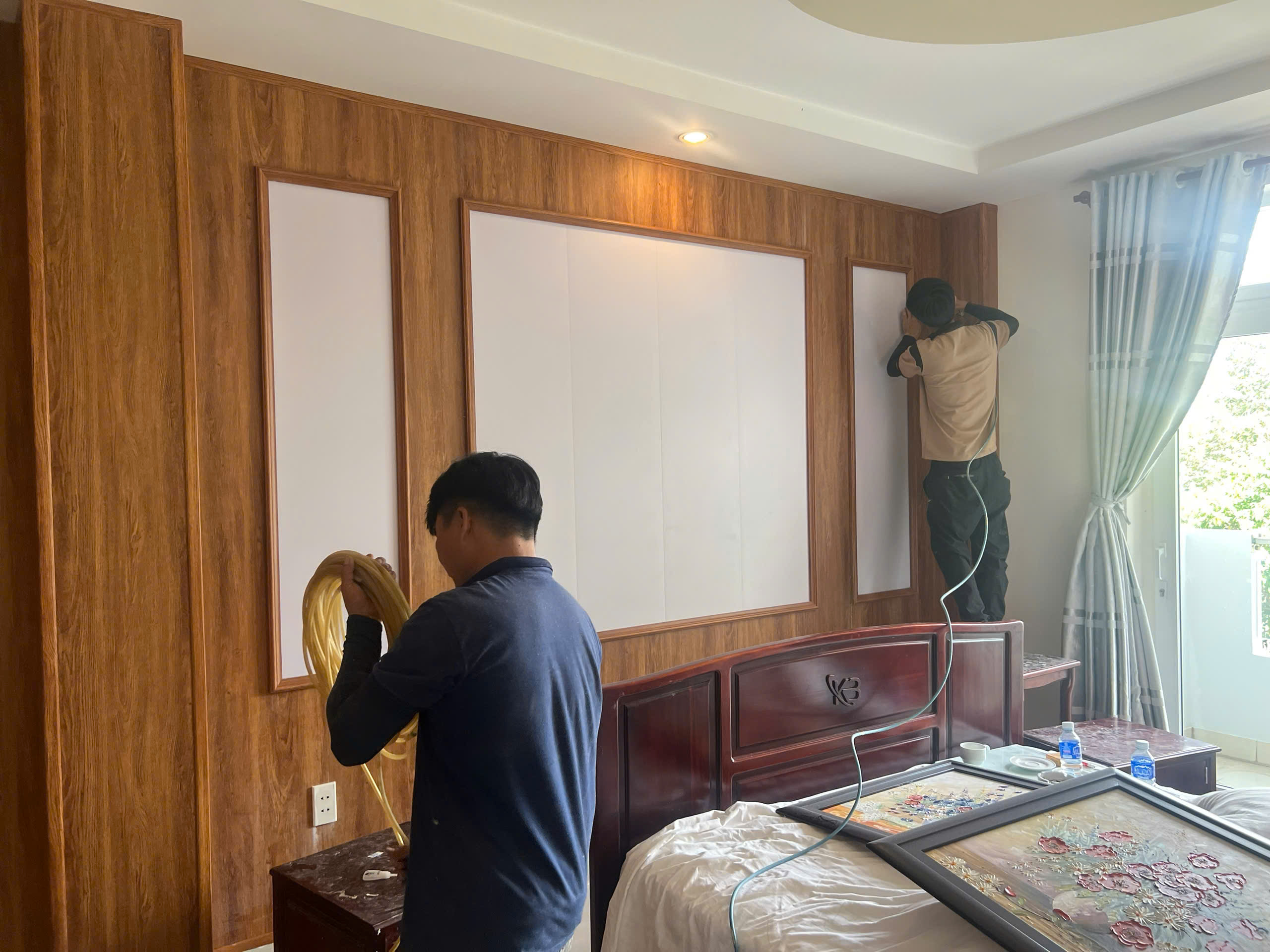 Thi công ốp tường khách sạn tại Bình Dương